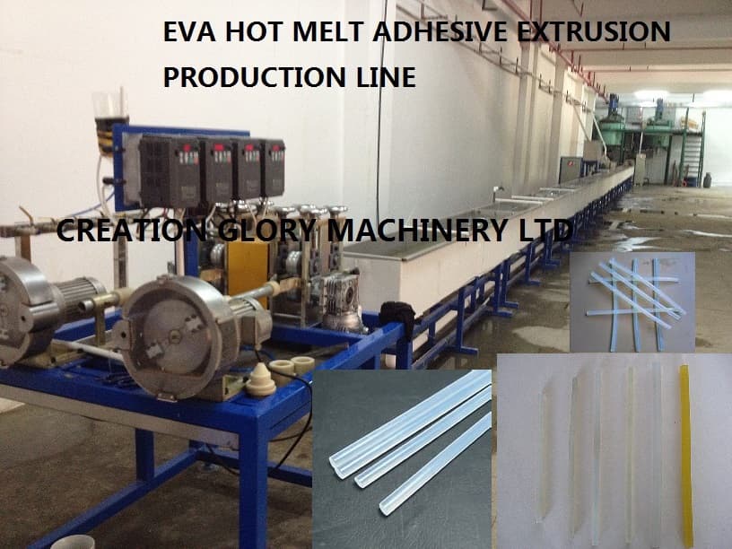 EVA hot melt adhesive strip extrusion machine